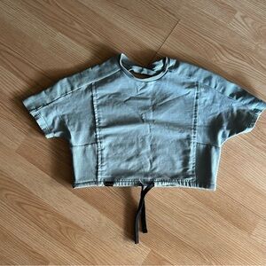 TLF Take Life Further Oversized Cropped Athletic Top XS